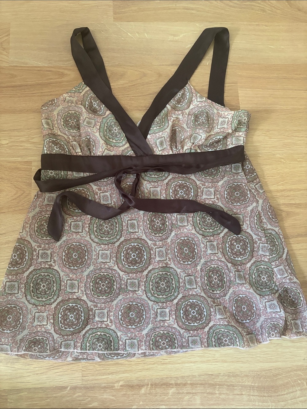 Tempted Y2K Shear Halter Baby Doll Top